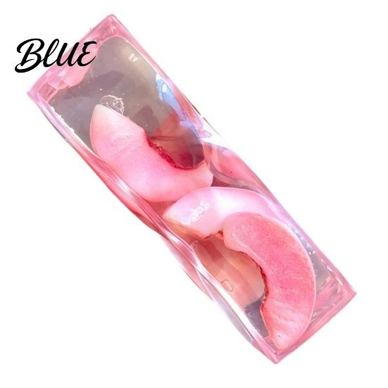 Stress Relief Clear Stick Toy Shapeable Fruit Bar Squeeze Toy No Rebound Soft Stretchy Fidget Strip for Relaxation