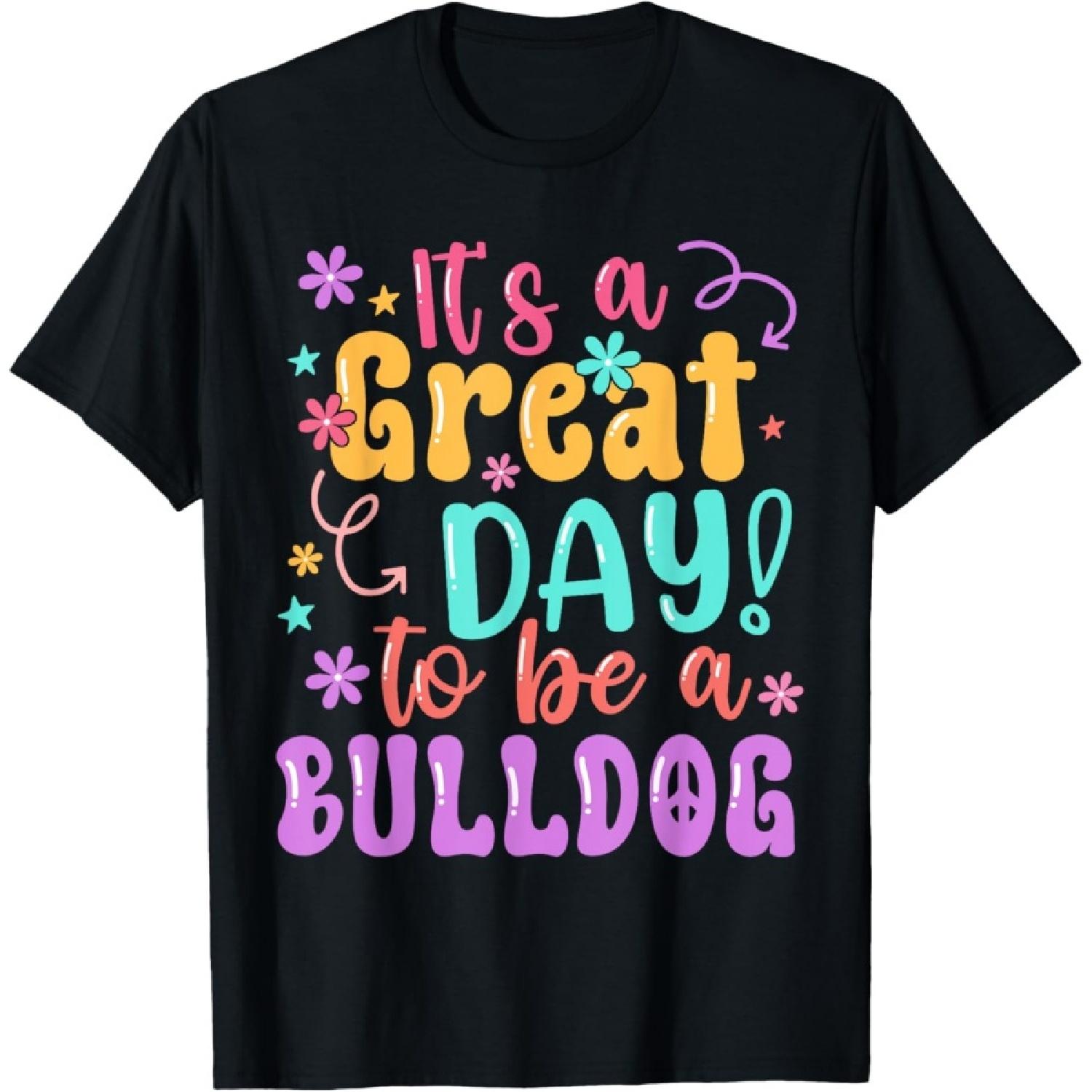 

Bulldogs School Sports Fan Team Spirit Great Day T-Shirt XXXXXL чорний