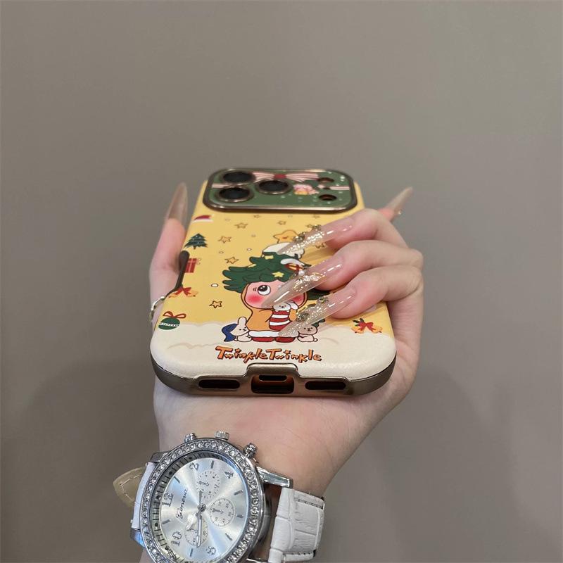 Christmas Cartoon Star iPhone 17 Pro/16 Pro/15 Pro Case with Large Window