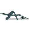 Loungers Sun Lounger With Footrest Plastic