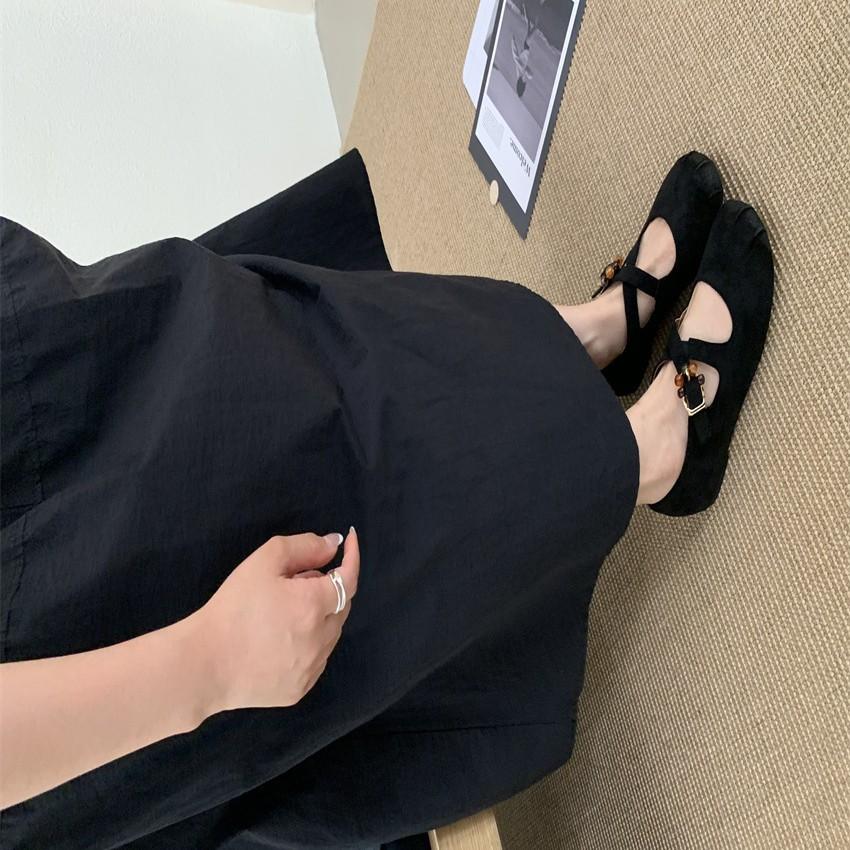 2025 new platform Mori women's style with skirt retro light mouth single shoes leopard print fashion daily versatile Mary Jane shoes