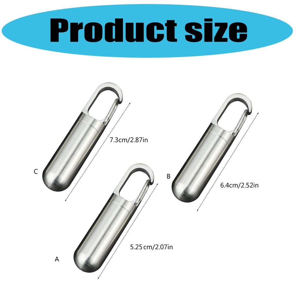Durable Metal Waterproof Pills Box With Efficient Gift Packaging Medicine Container Perfect For Home Office Outdoor