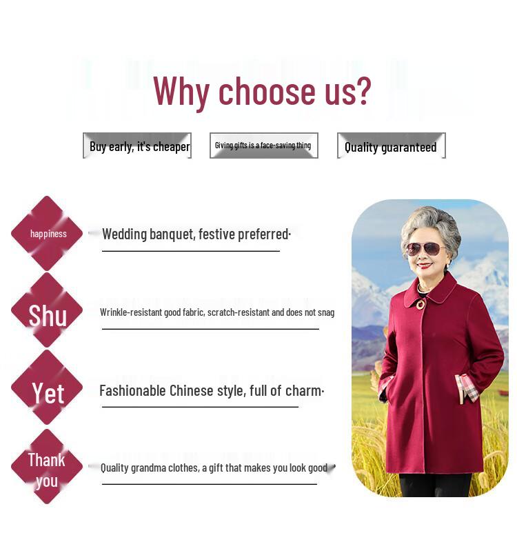 Vergangene Elegante Umlegekragen Damen Herbst/Winter Jacke