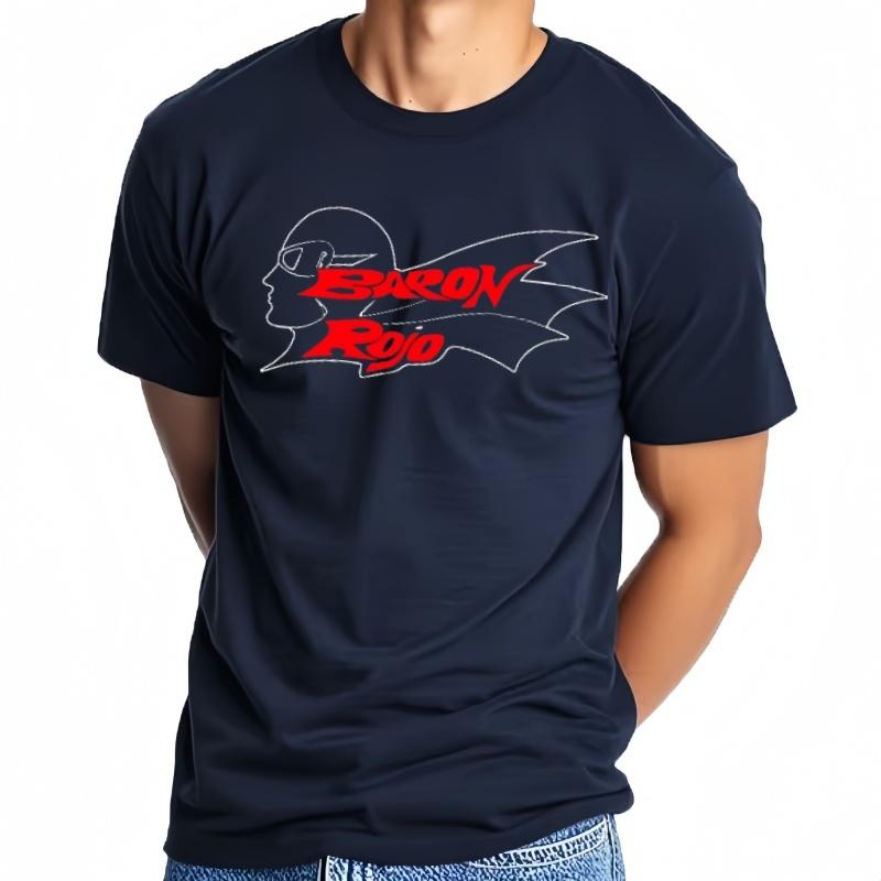 Camiseta Para Hombre Baron Rojo Banda EspañOla Heavy Metal Obus Mago De Oz TamañO Divertida Camiseta Novedad Camiseta