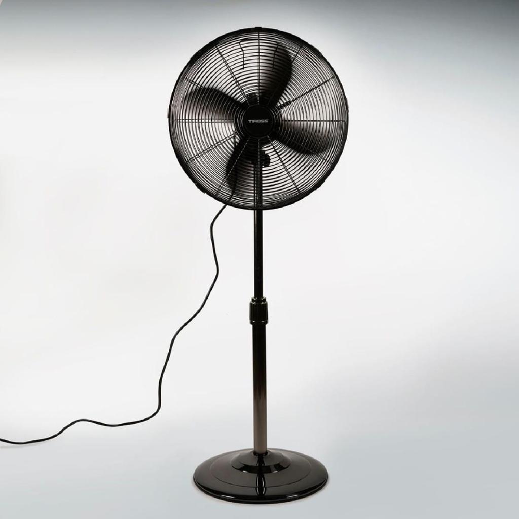 Wentylator podłogowy 40cm 50W metalowy retro look TIROSS TS-958