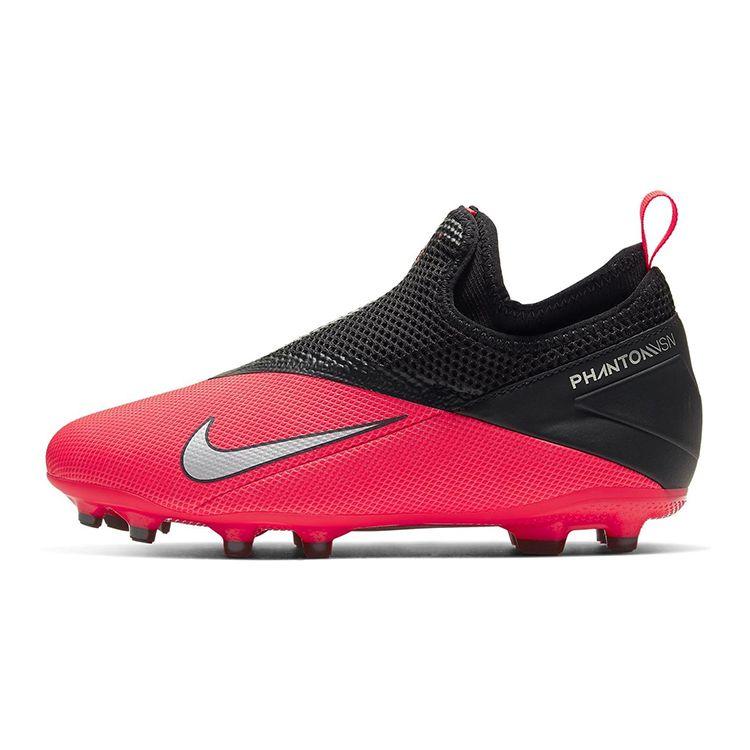 Nike Phantom Vision 2 Academy Df Mg Gs Laser Crimson Metallic Silver Black CD4059-606 EU 38