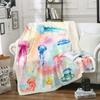 Undersea Blanket,Magic Glowing Jellyfish Underwater Blanket Soft Warm Blankets for Bed Couch Sofa Lightweight Travelling Camping