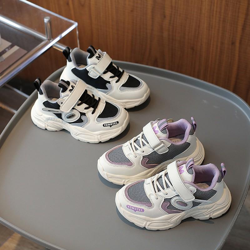 Kids Breathable Mesh Sneakers Boys Girls Soft Sole Casual Dad Shoes School Play Daily Wear