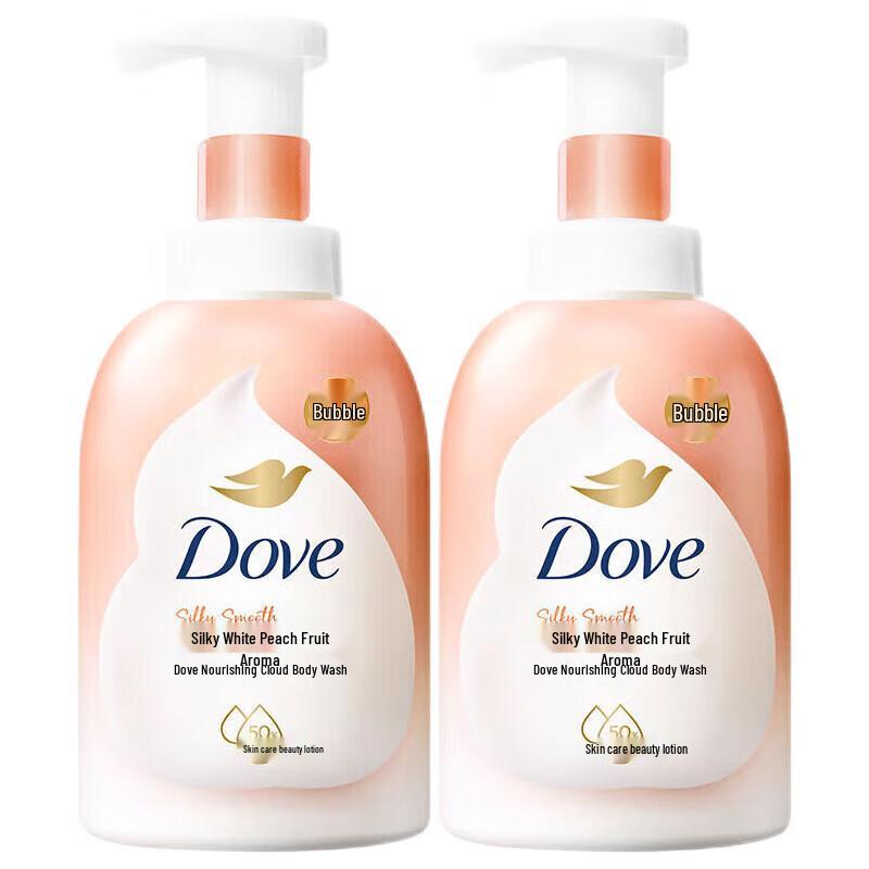 DOVE Foaming Body Wash Twin Pack (400ml X 2)