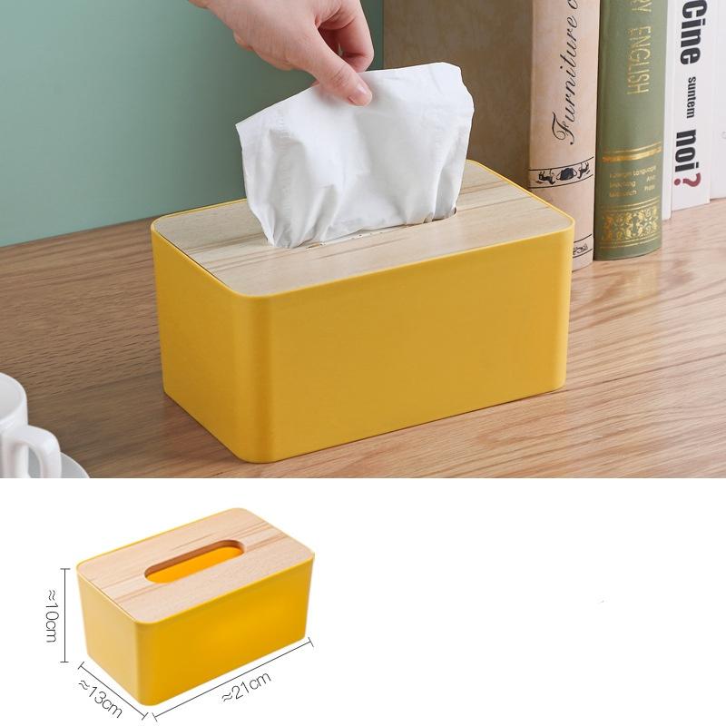 Desktop Tissue Box Pumping Paper Storage Box Home Living Room Dining Room Coffee Table Nordic Simple Multifunctional Creative Pumping Box
