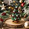Tabletop Christmas Trees With Star Topper Creative Hobbies Vintage Xmas Tree Holiday Indoor Tabletop Decor Resin Statues