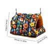 Bird Bed For Cage Foldable Soft Comfortable Hammock Parrot Warm Bed Cockatiel House Nest For Lovebird Canary Finch Conure