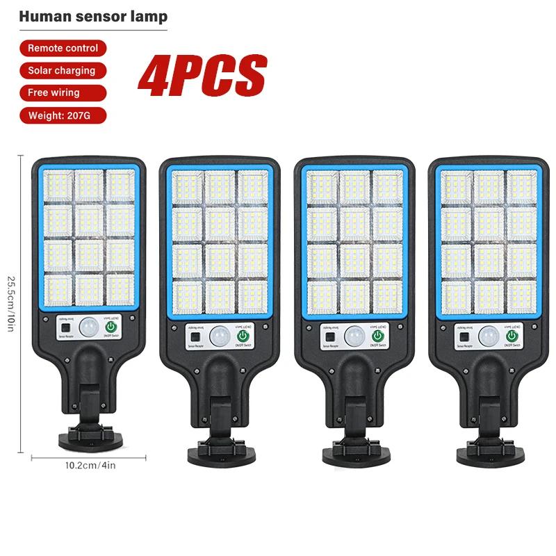 LED Outdoor Solar Lights Motion Sensor Solar COB 3 Modes Waterproof Security Wall Lighting for Patio Garden Door Street Light
