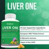 Milk thistle, Korean thistle, turmeric, choline, selenium, molybdenum, Liver Support Supplements, 120 Capsules