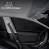 Tesla Model 3/Y/S Sun Visor: Opaque Sunshade for Front Windshield & Side Windows, Privacy Protection for Camping.