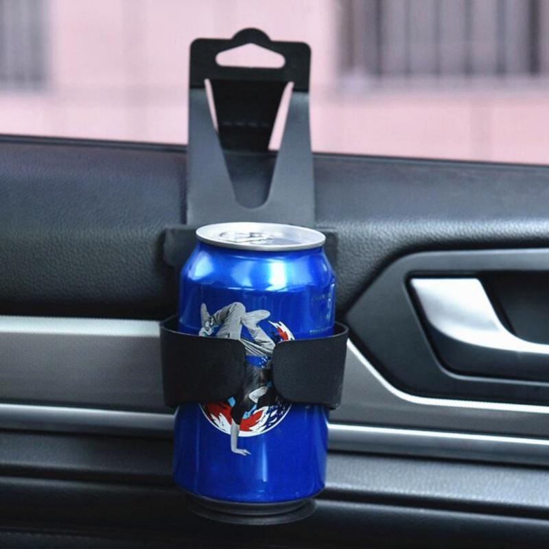 Adjustable Automotive Drink Holder with Streamlined Aesthetic Ergonomic Bottle Stand For Most Vehicles Mounts Securely