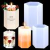 Cylinder Silicone Mold DIY Epoxy Resin Candle Mould Aromatherapy Candle Wax Molds Clay Plaster Craft Casting Mould Home Decor
