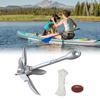0.7/1.5KG Grapnel Anchor Folding Kayak Anchor with 65ft Marine Rope and Buoy for Kayak Fishing Canoes Jet Ski SUP Board