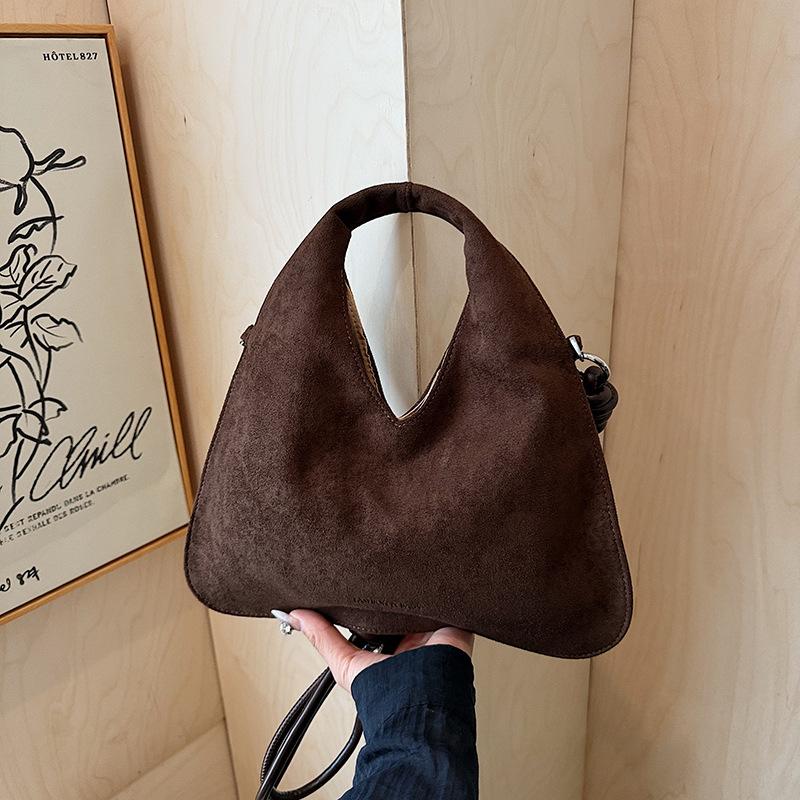 Premium Wildleder Handtasche Damen neue Temperament lässige Schulter Messenger Bag