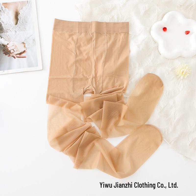3D Ultra-Thin Sun Protection Silk Pantyhose with Tummy Control and Anti-Snagging