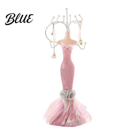 Soporte para Joyas Mini Maniquí Dama Maniquí Organizador con 8 Ganchos