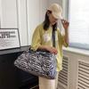 European and American cow pattern travel big bag anti-splashing Oxford cloth women's shoulder bag dry and wet separation fitness bag