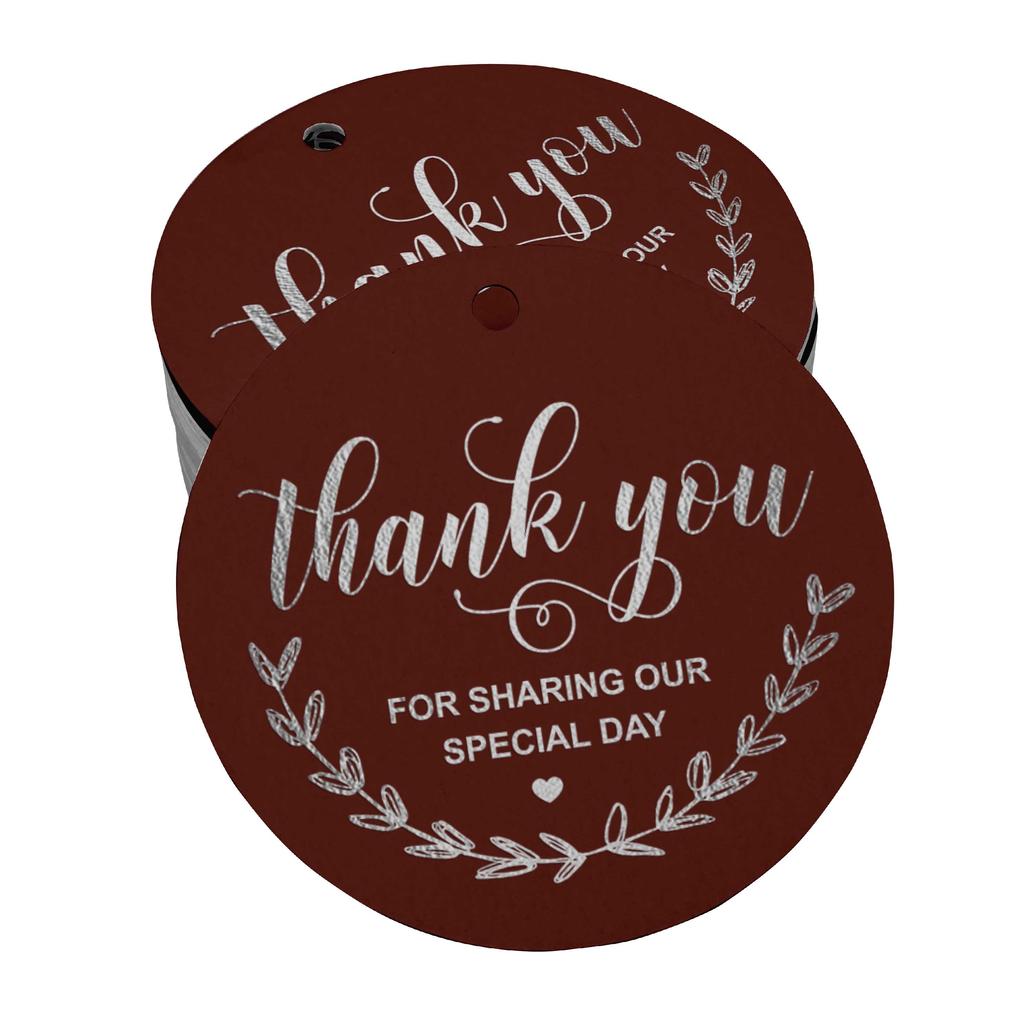 Inkdotpot Thank You For Sharing Our Special Day Bridal Shower-Baby Shower-Retirement-Wedding-Birthday Bottle Tag