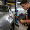 Martello con Manico in Legno di Alta Qualità e Testa in Acciaio Inossidabile per la Riparazione Precisa di Ammaccature Automobilistiche e il Ripristino di Superfici Metalliche