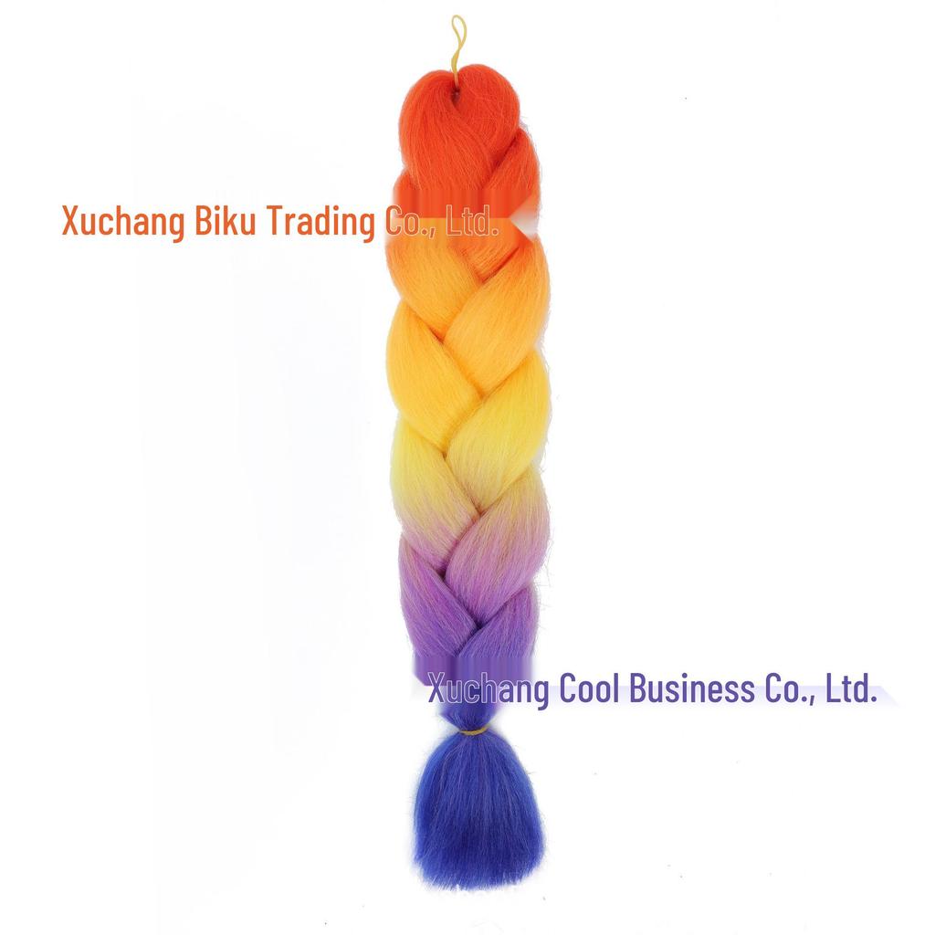 Three, Four, Five-Color Gradient High-Temp Fiber Jumbo Braid Material