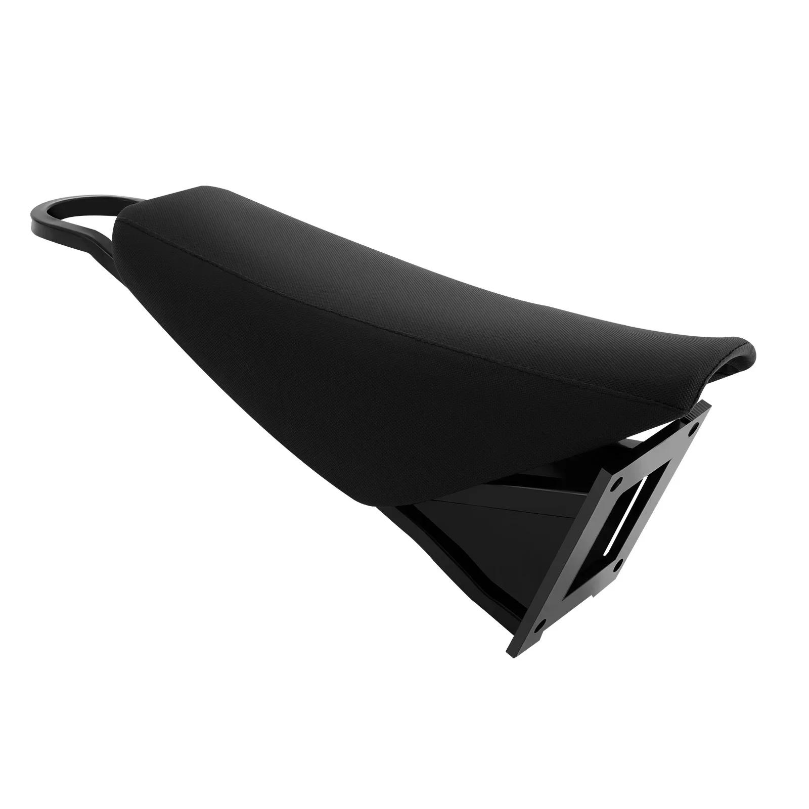 

Motorcycle Style Saddle PU Seat Comfort Wide Big Soft Cruiser E-Bike Saddle For Stealth Bomber Electric Mountain Bike чорний