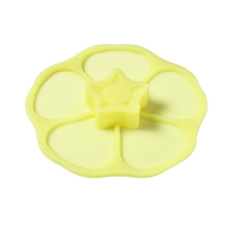 Flexible Silicone Mug Lid for Kitchen Offices Home Use Dust-proof Sun Flower Cups Cover For Indoor Outdoors
