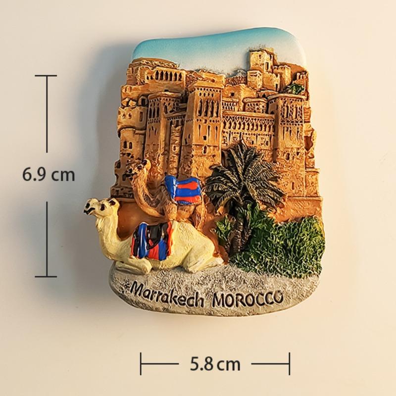 

Morocco Fridge Stickers Land of God Marrakech Travelling Souvenirs Monte Carlo Fridge Magnets Home Decoration Wedding Gifts