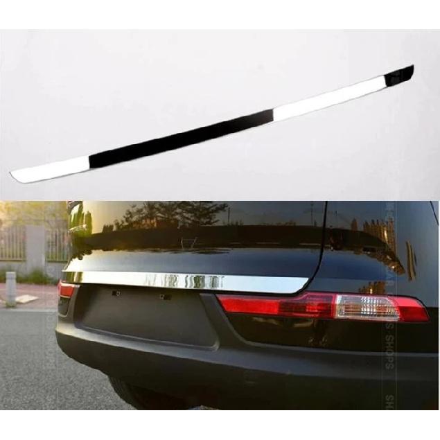 For KIA SPORTAGER R 2011 2012 2013 2014 2015 Stainless Steel Rear Door Trunk Lid Tailgate Strips Trims Car Styling Accessories