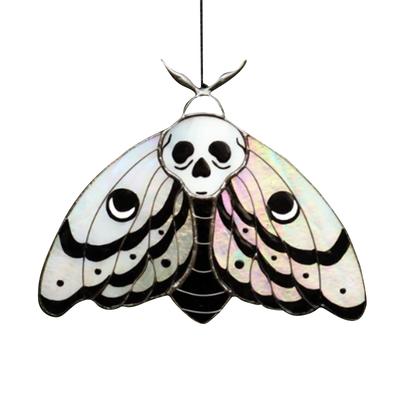 Light-Transparent Hanging Ornaments - Plastic 2D Flat Ornaments - Single Sided 3.9 Inch Christmas Decorations For Walls And Doors