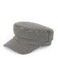 Eondeokeonteulolseutyudio Four Seasons Cotton Bellboy Cap Mariner / Hound Tooth Ck / Mono