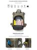 Women's 2025 Spring Fashion Leather Anti-Theft Patchwork Cowhide Backpack