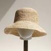2026 New Raffia Straw Bucket Hat Women Summer Bikini Beach Hat Female Korean Travel Sun Protection Breathable Fisherman Hat
