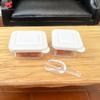 3Pcs Dollhouse Fresh Keeping Box Lunch Box Mini Model Kitchen Tableware Decoration Miniature Scene Food Toys Accessories
