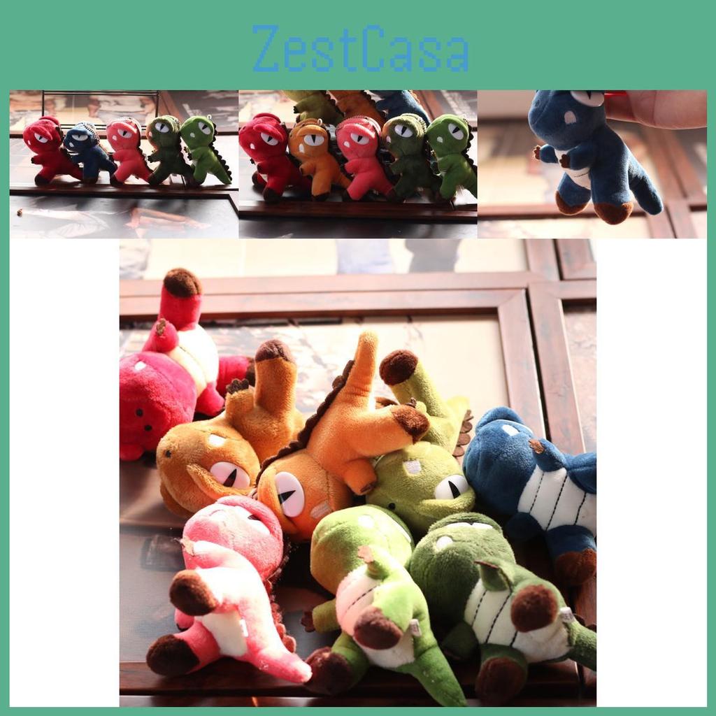 Pelúcia de Dinossauro Fofa Adorável Mini T-rex Chaveiro de Animal de Pelúcia 12cm