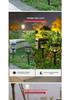 Solar Outdoor Decorative Post & Wall Light, Rainproof, Dual-Purpose for Fences, Villas, Courtyards, and Lawns
