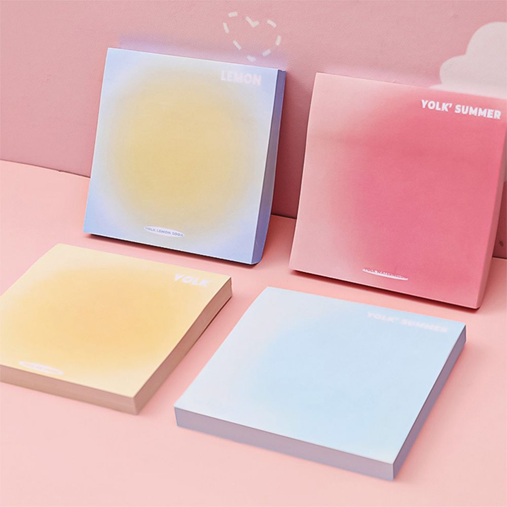 Paper Scrapbooking School Office Supply Notebook Gradient Color Memo Pads Sticky Notes Bookmark