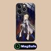 Anime FGO Morgan Phone Case for iPhone 17 16 15 14 13 12 11 Air Pro Max Plus Mini MagSafe Glass Colorful Cover Cover Smartphone