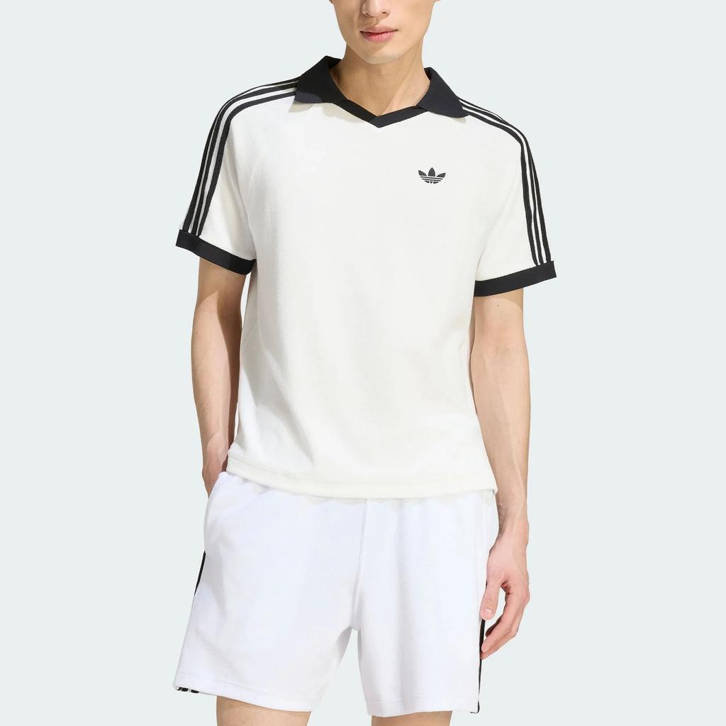 adidas Αρχικό Μονόχρωμο Κοντομάνικο Πόλο με Λαιμόκοψη V Unisex Top KW7399