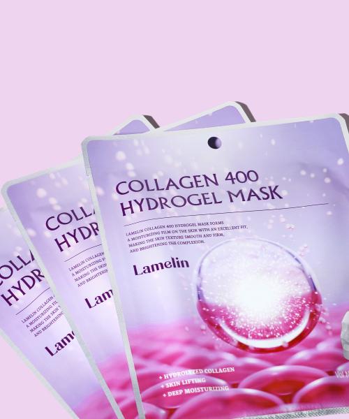 Lamellin Collagen 400 Hydrogel Mask Pack (10 Sheets x 25g)