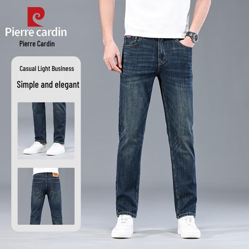 Pierre Cardin Men's Autumn Straight-Leg Stretch Jeans