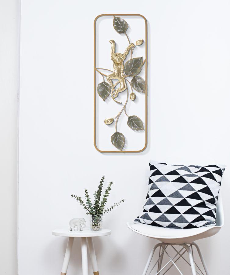 Iron Wall Panel Monkey Cm 28,6X3,8X74,3