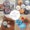 25-50Set/Lot 37mm Size Metal Badge Part DIY Blank Badge Accessories Badge Pin Button Maker Creative Art Craft Material Props ZYF