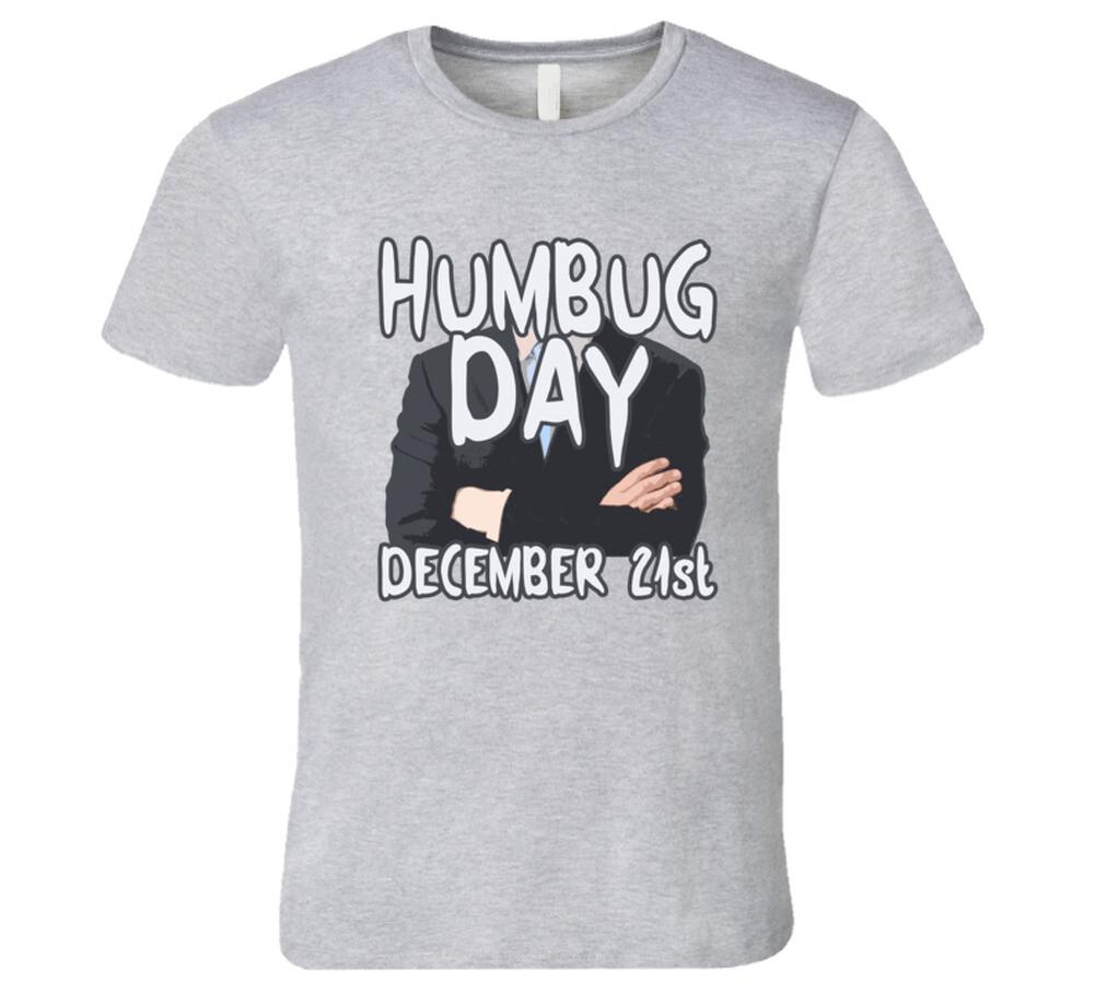 

Humbug Day December 21st Funny Celebration T Shirt Mens Womens Tees Top S