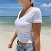 Women's Shirt  Short Sleeve Shirts For Women Dressy Casual Regular Fit