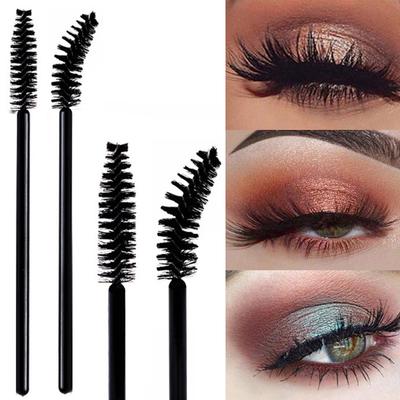 Lot de 50 brosses à cils jetables en spirale, brosses à sourcils, peignes pour extensions de cils, outil de maquillage, voyage, affaires, portable